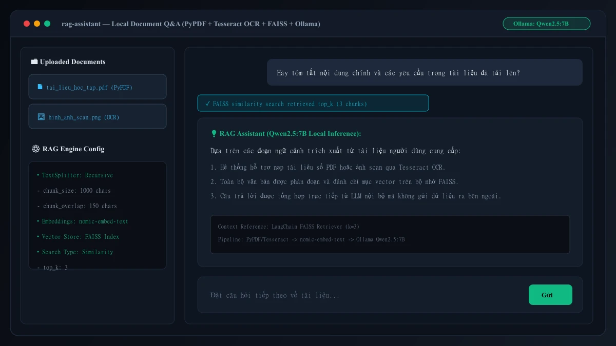RAG Assistant AI Document Q&A Interface